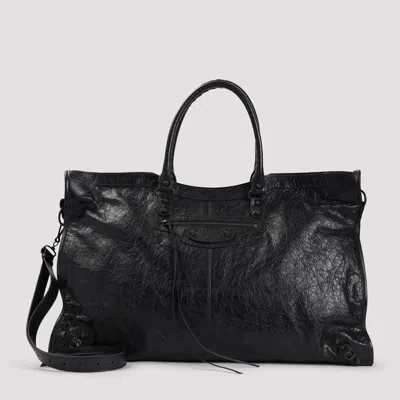 Balenciaga Le City Travel Bag In Black