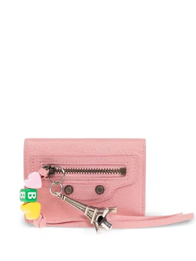 Balenciaga Le City Wallet In Pink