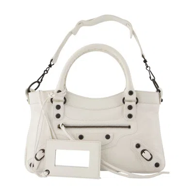 Balenciaga Le First Purse In White