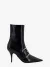 Balenciaga Knife Belt M80 Ankle Boots - Leather - Black/silver In Black