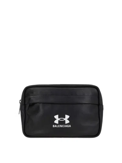 Balenciaga Leather Bag In Black