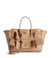 Balenciaga Leather Bel Air Carry All Tote Bag In Brown