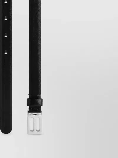 Balenciaga Leather Belt In Black