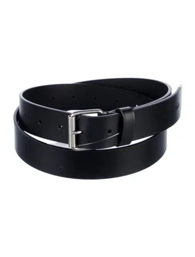 Pre-owned Balenciaga Leather Belt In Black