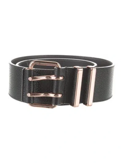 Pre-owned Balenciaga Leather Belt In Black