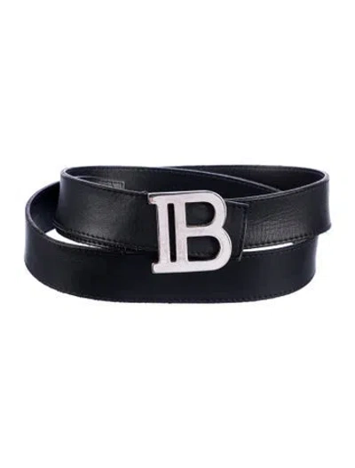 Pre-owned Balenciaga Leather Belt Kit In Black