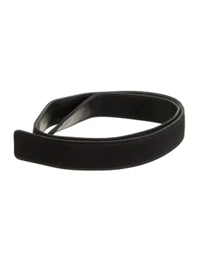 Pre-owned Balenciaga Leather Belt Kit In Black