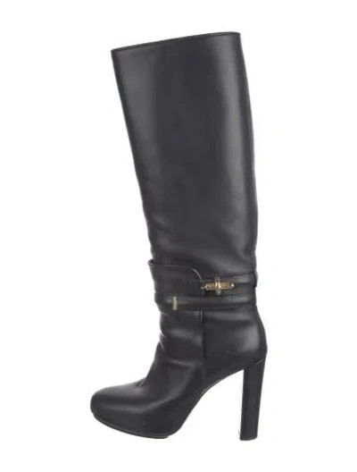 Pre-owned Balenciaga Leather Boots In Black