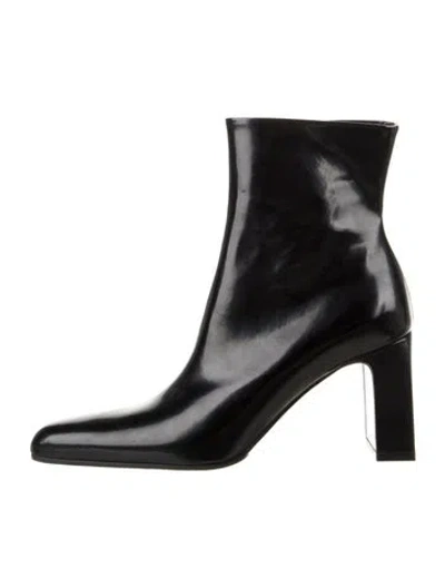 Pre-owned Balenciaga Leather Boots In Black