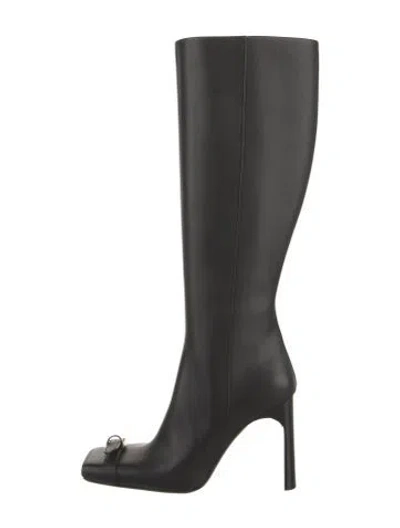Pre-owned Balenciaga Leather Boots W/ Tags In Black