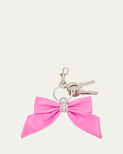 Balenciaga Leather Bow Keyring