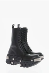 Balenciaga Bulldozer Leather Lace-up Platform Boots
