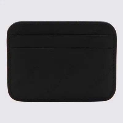 Balenciaga Leather Card Holder In Black
