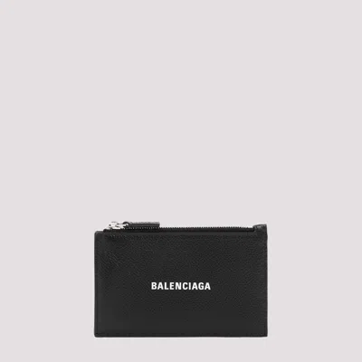 Balenciaga Leather Cash Coin In Multi