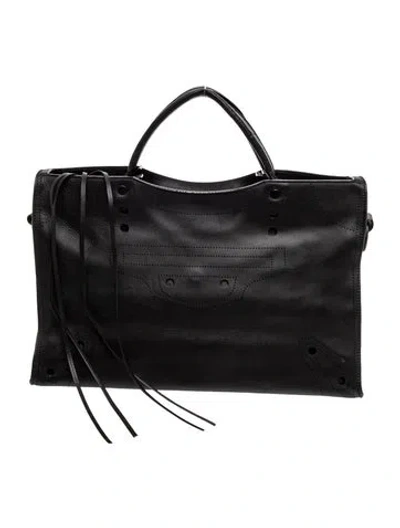 Pre-owned Balenciaga Leather City In Black