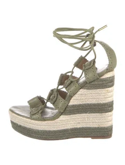 Pre-owned Balenciaga Leather Colorblock Pattern Espadrilles In Multi