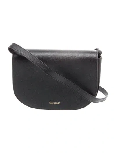Pre-owned Balenciaga Leather Crossbody Bag W/ Tags In Gray