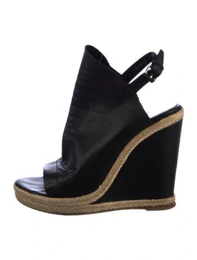 Pre-owned Balenciaga Leather Espadrilles In Multi