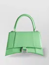 Balenciaga Structured Leather Handbag With Adjustable Strap