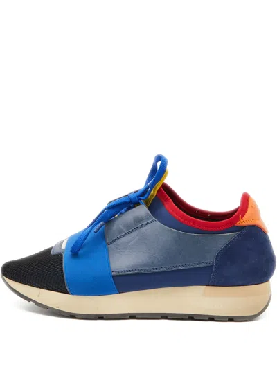 Pre-owned Balenciaga Leather Lace-up Sneakers