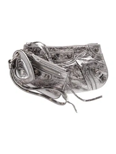Pre-owned Balenciaga Leather Le Cagole Multipouch Mini