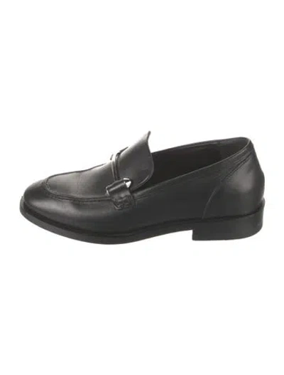 Pre-owned Balenciaga Leather Loafers In Blue