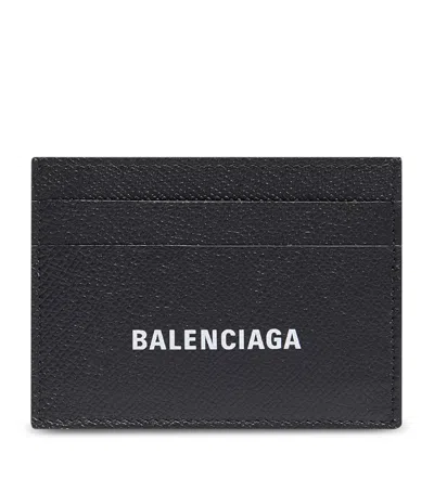 BALENCIAGA LEATHER LOGO CARD HOLDER