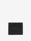 Balenciaga Men's Horizontal Wallet With Logo In Blue