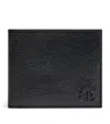 Balenciaga Leather Monaco Bifold Wallet In Black