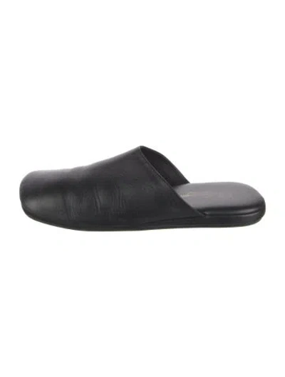 Pre-owned Balenciaga Leather Mules In Black