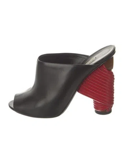Pre-owned Balenciaga Leather Mules In Multi