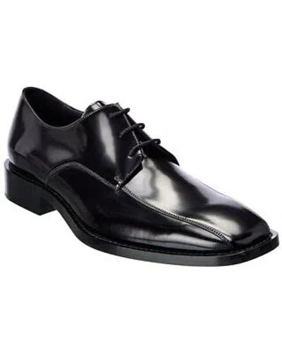 Pre-owned Balenciaga Leather Oxford Men's 39 In Black