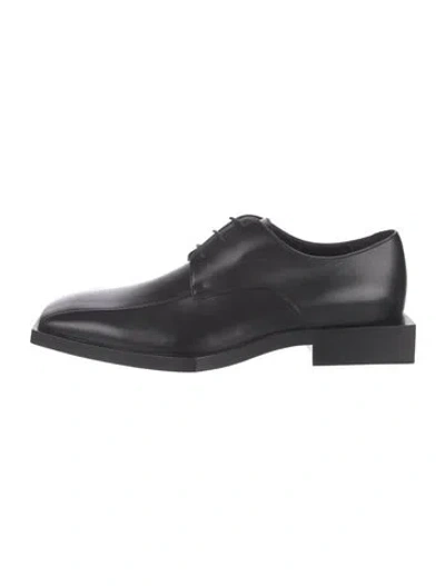 Pre-owned Balenciaga Leather Oxfords W/ Tags In Black