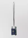 Balenciaga Passport Phone Holder In Blue