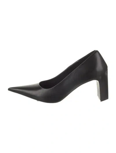 Pre-owned Balenciaga Leather Pumps W/ Tags In Black