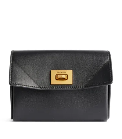 BALENCIAGA LEATHER RODEO CARD HOLDER
