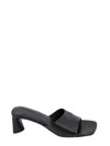 Balenciaga Dutyfree Leather Logo Mule Sandals