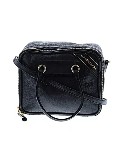 Pre-owned Balenciaga Leather Satchel In Black