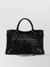 Balenciaga Leather Shoulder Bag Detachable Strap