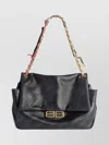 Balenciaga Women Darling Leather Shoulder Bag With Bb Logo On The Front