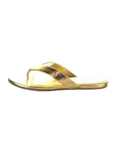 Pre-owned Balenciaga Leather Slides