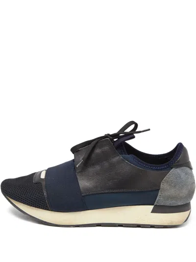 Pre-owned Balenciaga Leather Sneakers
