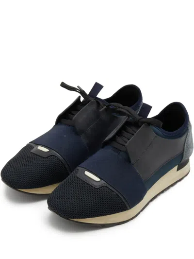 Pre-owned Balenciaga Leather Sneakers