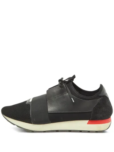 Pre-owned Balenciaga Leather Sneakers