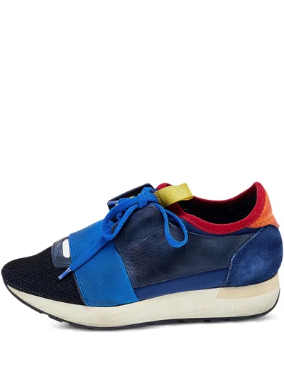 Pre-owned Balenciaga Leather Sneakers