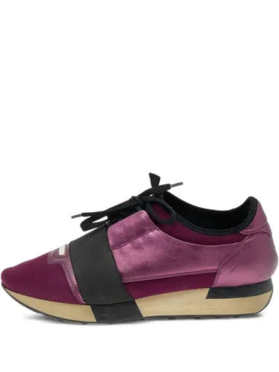 Pre-owned Balenciaga Leather Sneakers