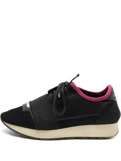 Pre-owned Balenciaga Leather Sneakers