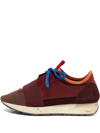 Pre-owned Balenciaga Leather Sneakers