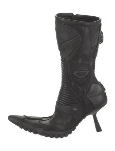 Pre-owned Balenciaga Leather Sock Boots W/ Tags In Black