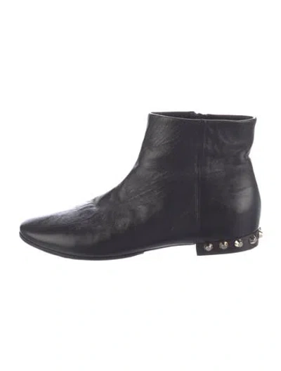 Pre-owned Balenciaga Leather Studded Accents Boots In Multi